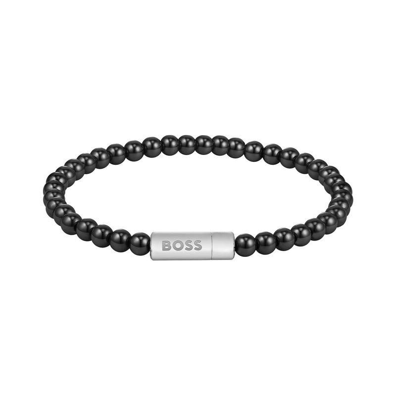 Hugo Boss BOSS Black Beaded Gemstone Bracelet HBJ1580789M-zoom-