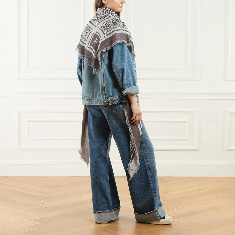 Lala Berlin Brown Lightweight Scarf 2001-A0533926-zoom-