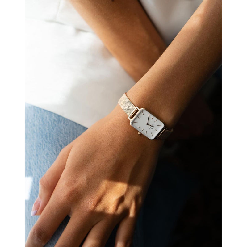 Daniel Wellington Quadro Gold Women's Watch DW00100556-zoom-