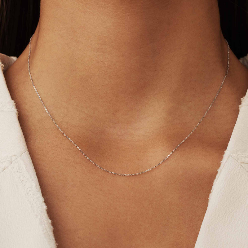 Isabel Bernard Saint Germain Nicole 14 Karaat Witgouden Collier IB340119-zoom-