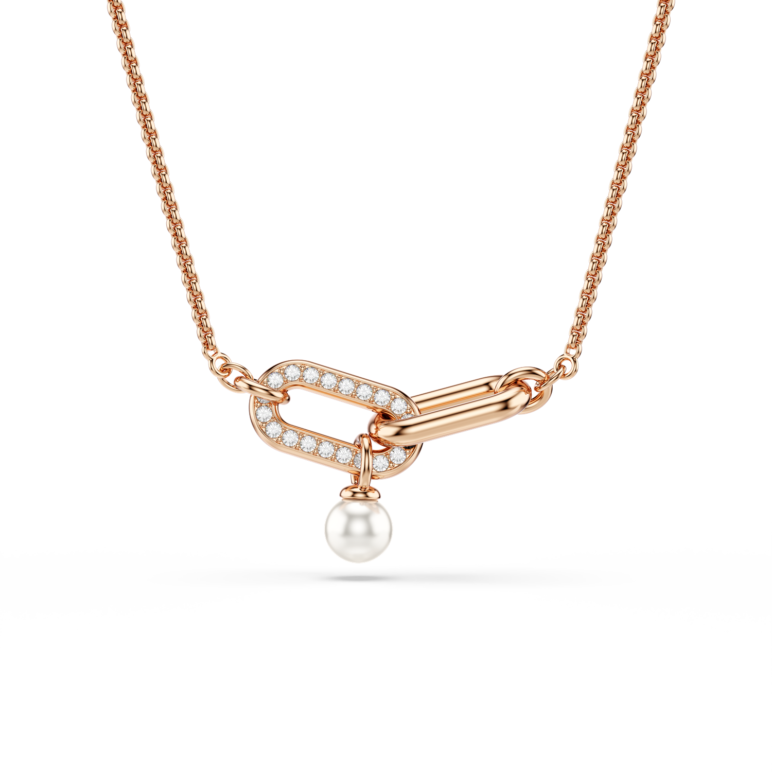 Swarovski Constella Rose Gold Coloured Necklace 5728589