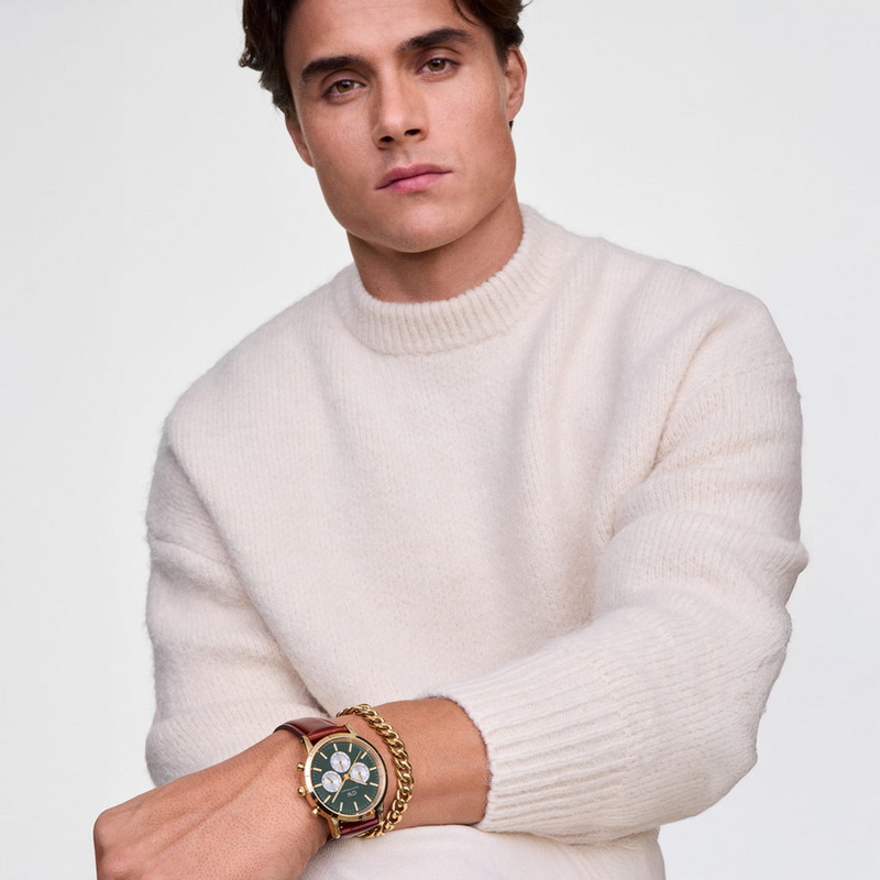 Daniel Wellington Iconic Chronograph Green Men's Watch DW00100876-zoom-