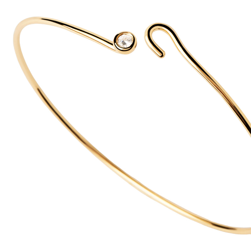 P D Paola The New Essentials 925 Sterling Silver Bracelet PU01-619-Uwith18 Carat Gold Plating-zoom-