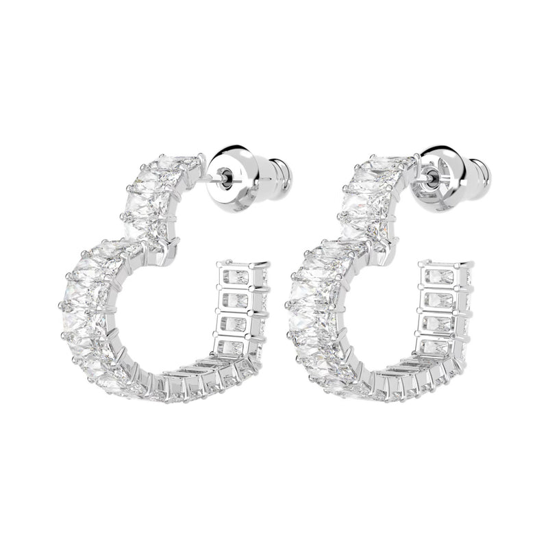 Swarovski Matrix Silver-coloured Earrings 5653170-zoom-