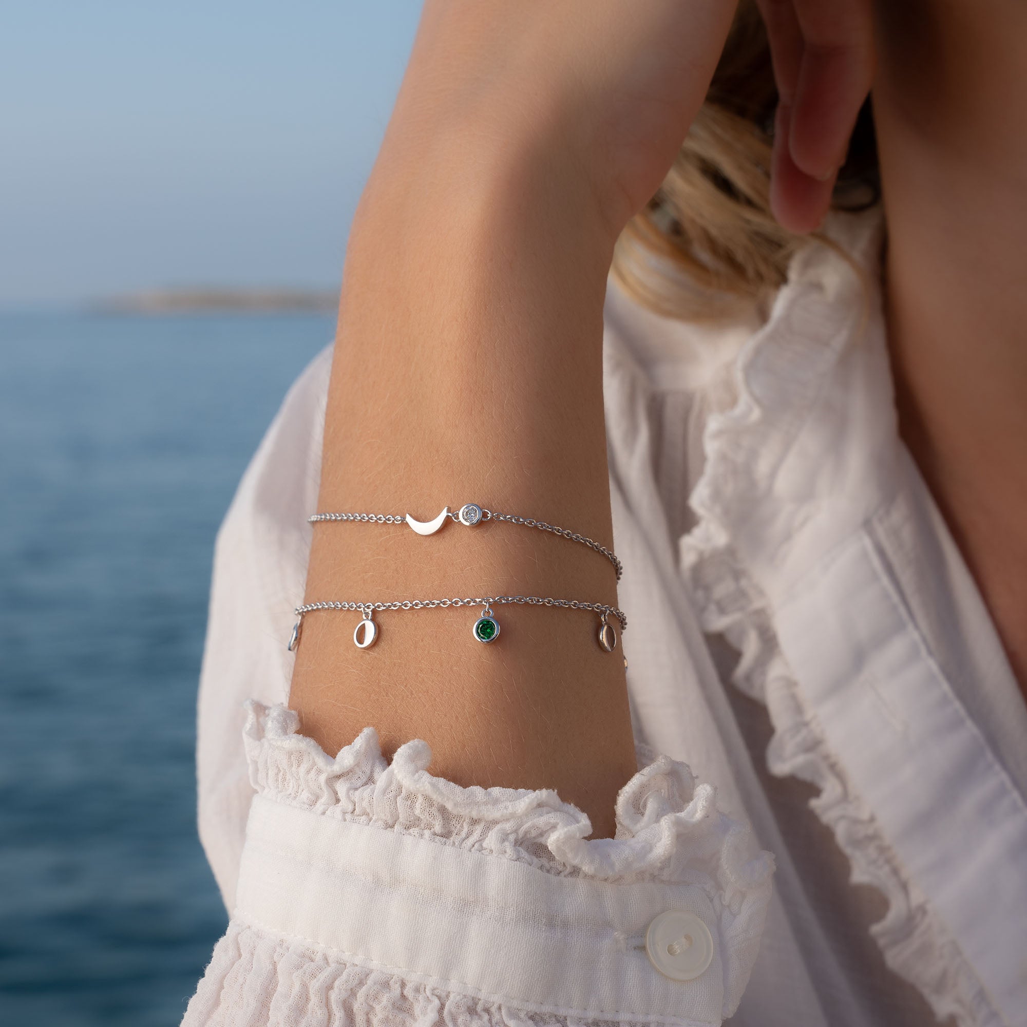 Violet Hamden Luna 925 Sterling Silver Bracelet VH320034