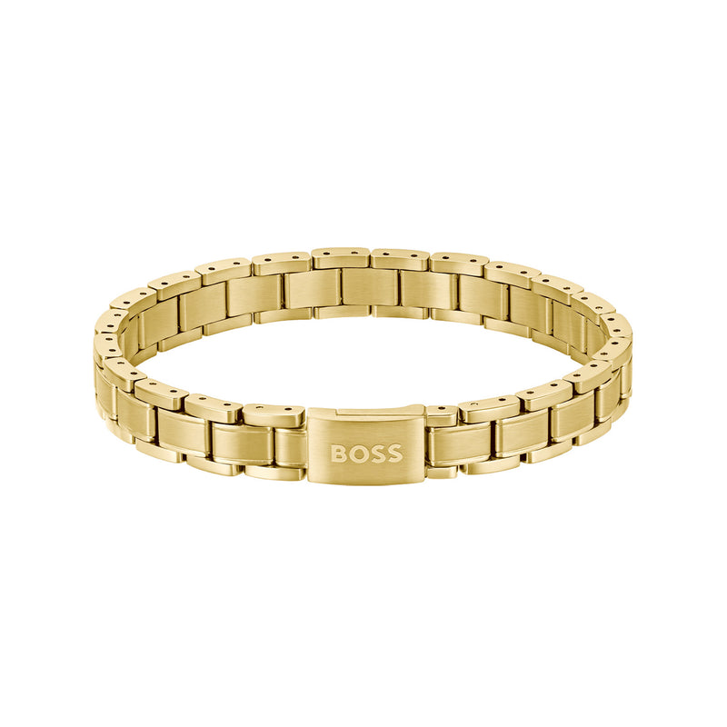 Hugo Boss Metal Links Essential Gold Coloured Bracelet HBJ1580711-zoom-