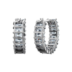 Swarovski Matrix Silver Earrings 5658650