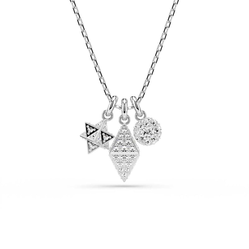 Swarovski Dextera Silver Coloured Necklace 5700288-zoom-