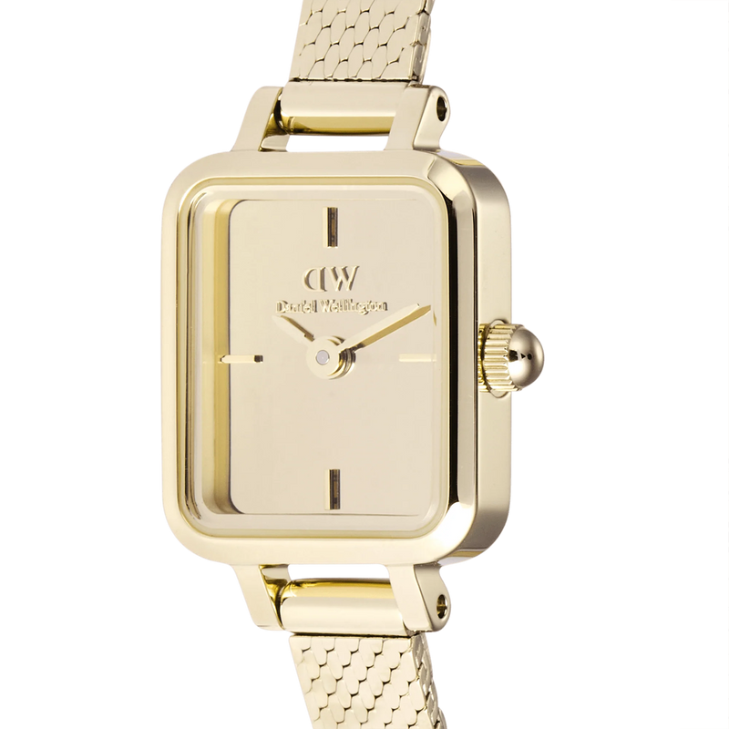 Daniel Wellington Petite&Quadro Mini Reflection Gold Women's Watch DW00100801-zoom-