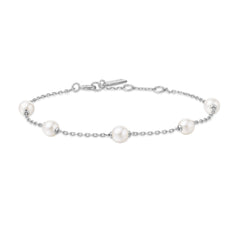 Ania Haie Miss Dainty 925 Sterling Silver Pearl Bracelet AH-B065-01H