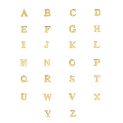 Isabel Bernard 14 Carat Golden Le Marais Chloé Necklace IB340134-A (Letter: A)