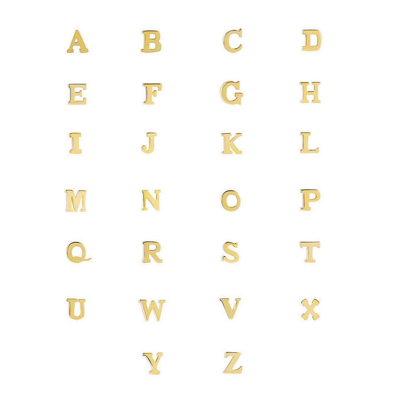 Isabel Bernard 14 Karaat Gouden Le Marais Chloé Ketting IB340134-A (Letter: A)-zoom-