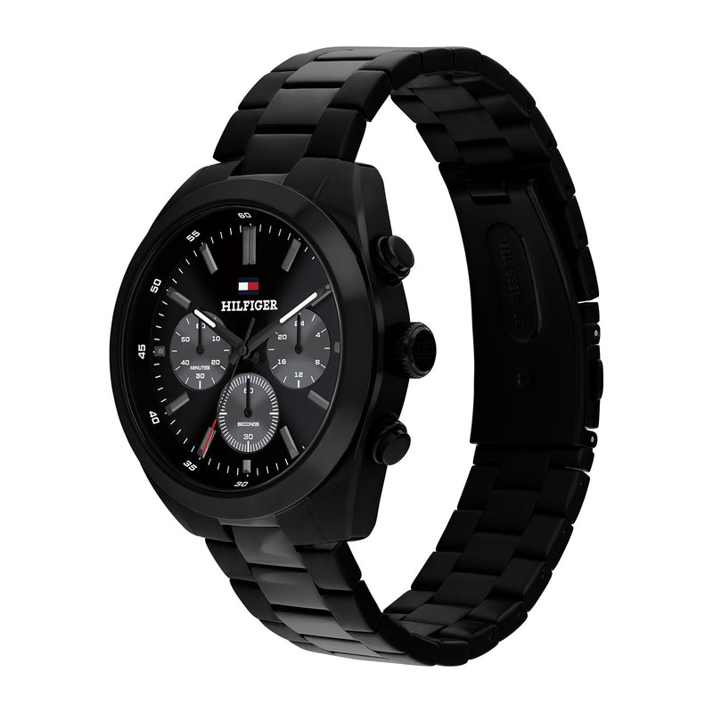 Tommy Hilfiger Zwart Herenhorloge TH1710724-zoom-