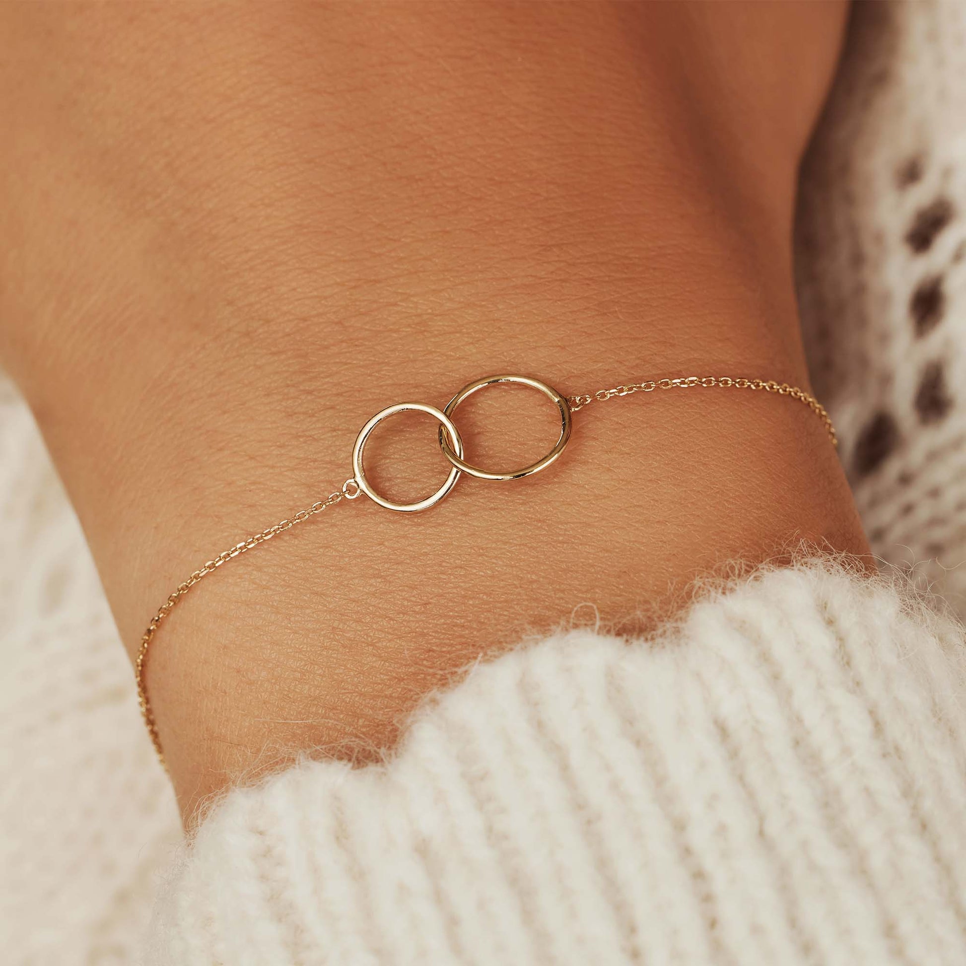 Isabel Bernard Le Marais Loulou 14 Carat Golden Bracelet IB320102 (Length: 18.00 cm)