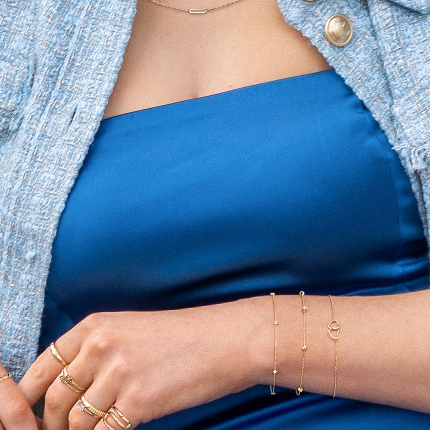 Jackie Gold Rembrandt 14 Karat Gold Bracelet JKB25.554