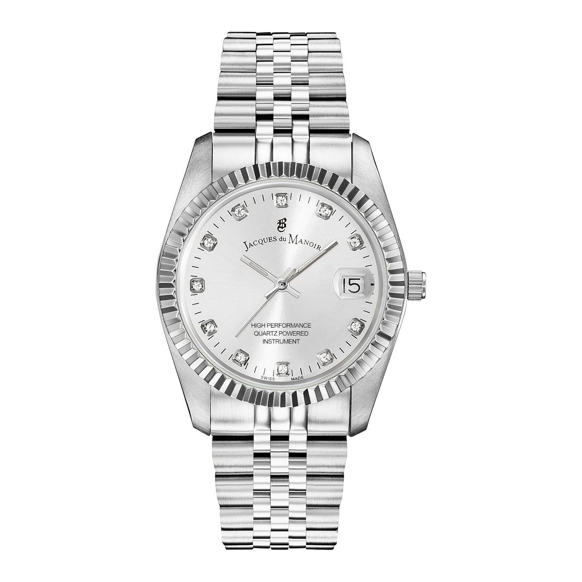 Jacques du Manoir Inspiration Silver Watch NRO.01