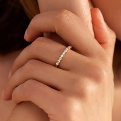 Parte Di Me Santa Maria della Base 925 sterling Silver gold plated Ring PDM33030-60