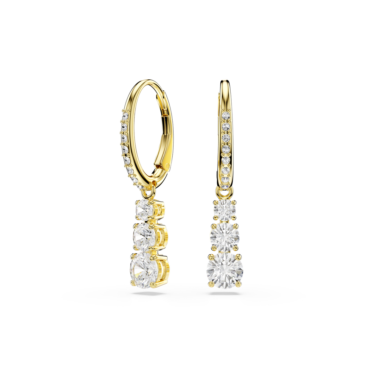 Swarovski Stilla Gold Coloured Earrings 5723300