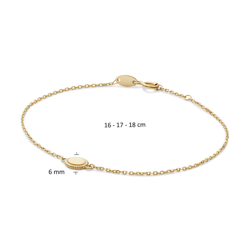 Jackie Gold Amsterdam 14 Karat Gold Bracelet JKB25.575-zoom-