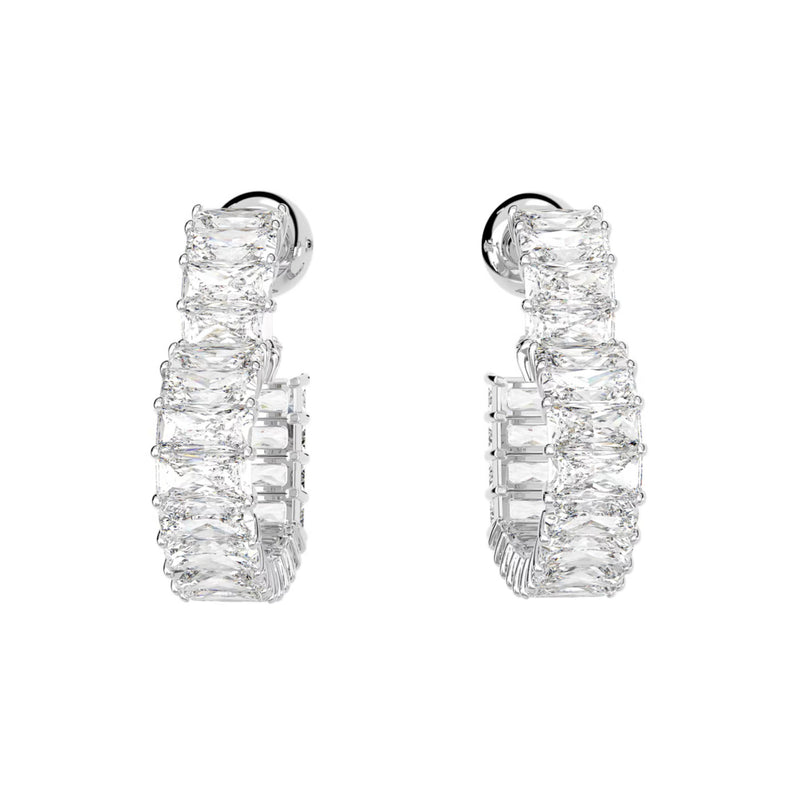 Swarovski Matrix Silver-coloured Earrings 5653170-zoom-