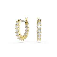 Swarovski Matrix Gold Coloured Earrings 5733398