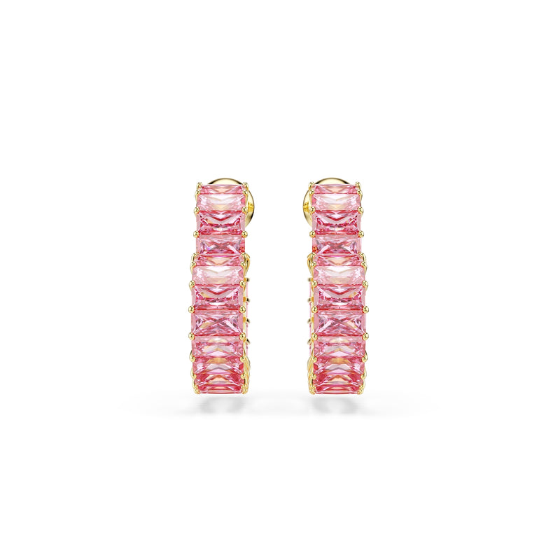Swarovski Matrix Gold Coloured Ear studs 5706340-zoom-