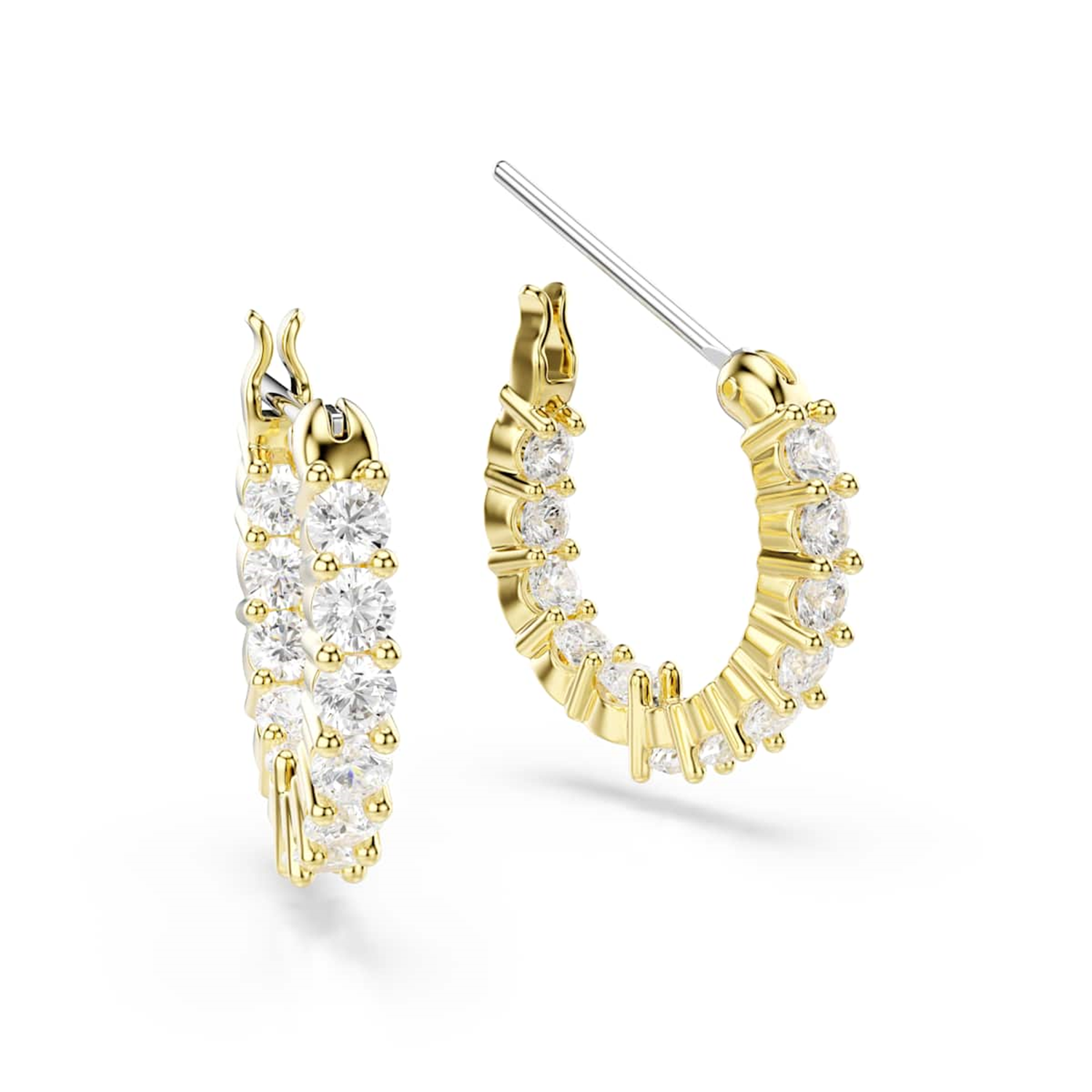 Swarovski Matrix Gold Coloured Earrings 5733398