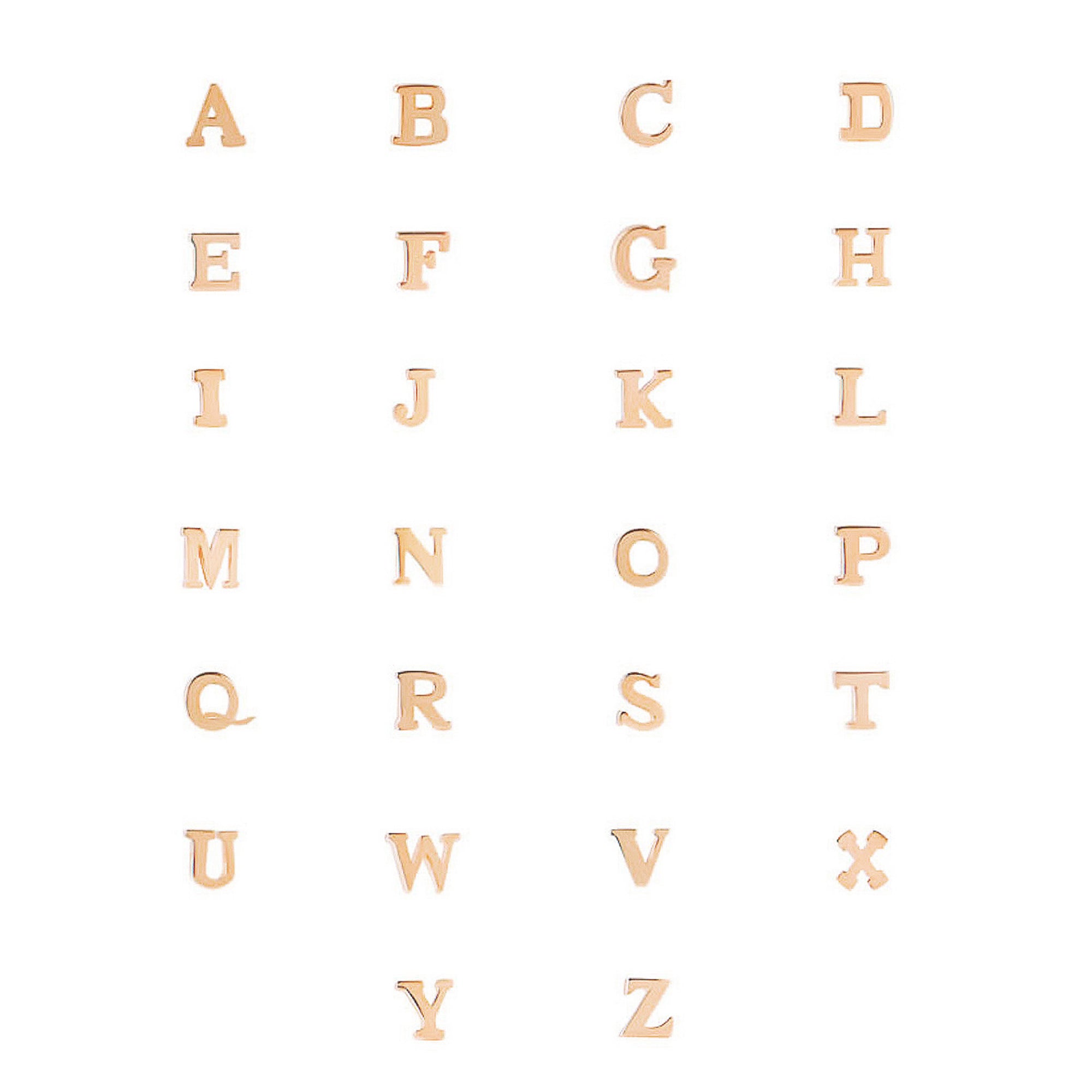 Isabel Bernard La Concorde Rachel 14 Carat Rosegold Initial Bracelet IB320042-Z