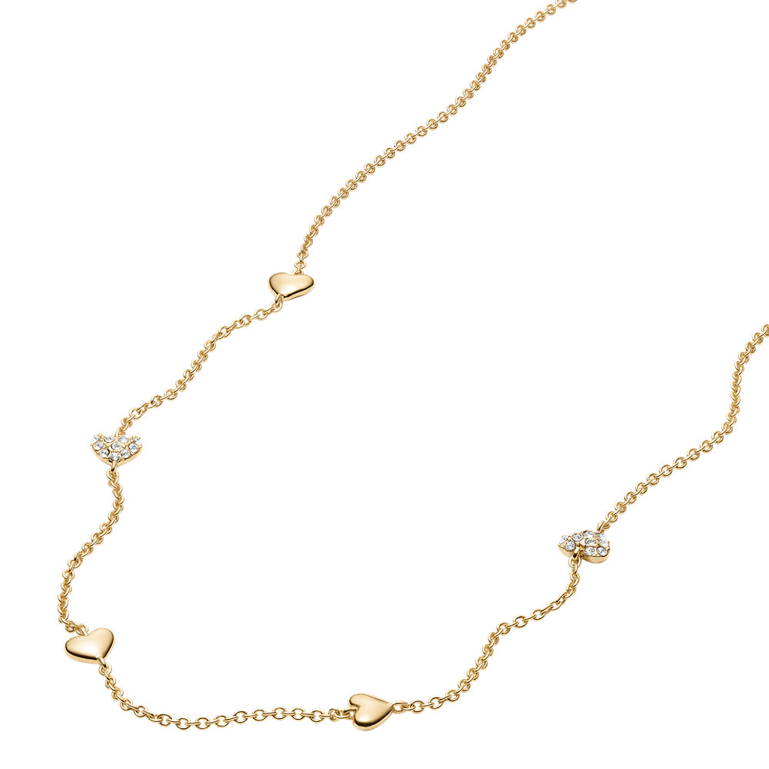 Fossil Sutton Brass Women's Necklace JA7298710