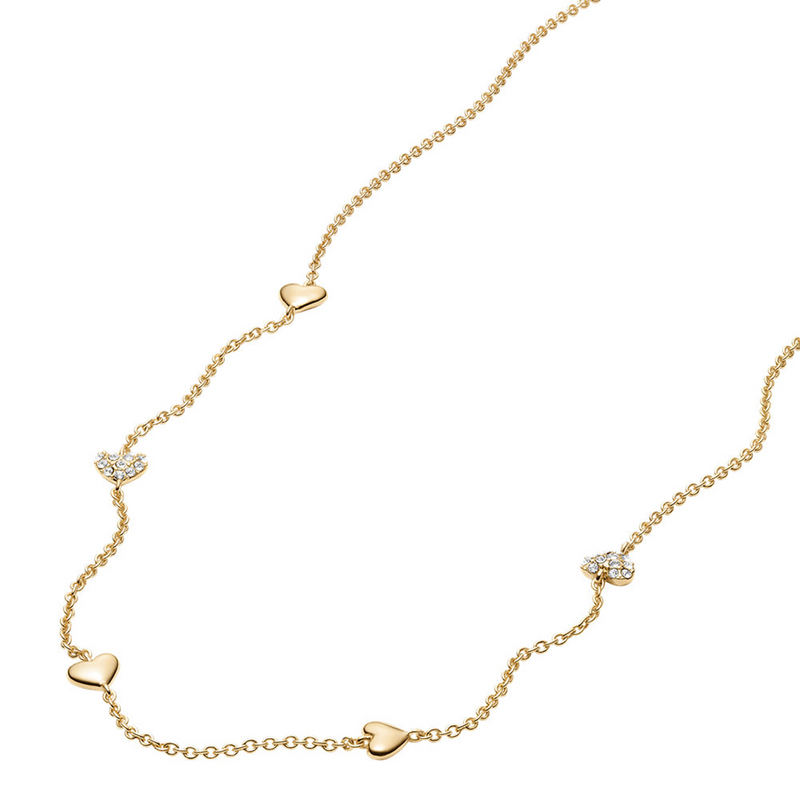 Fossil Sutton Brass Women's Necklace JA7298710-zoom-