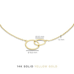 Isabel Bernard Le Marais Loulou 14 Carat Golden Bracelet IB320102 (Length: 18.00 cm)