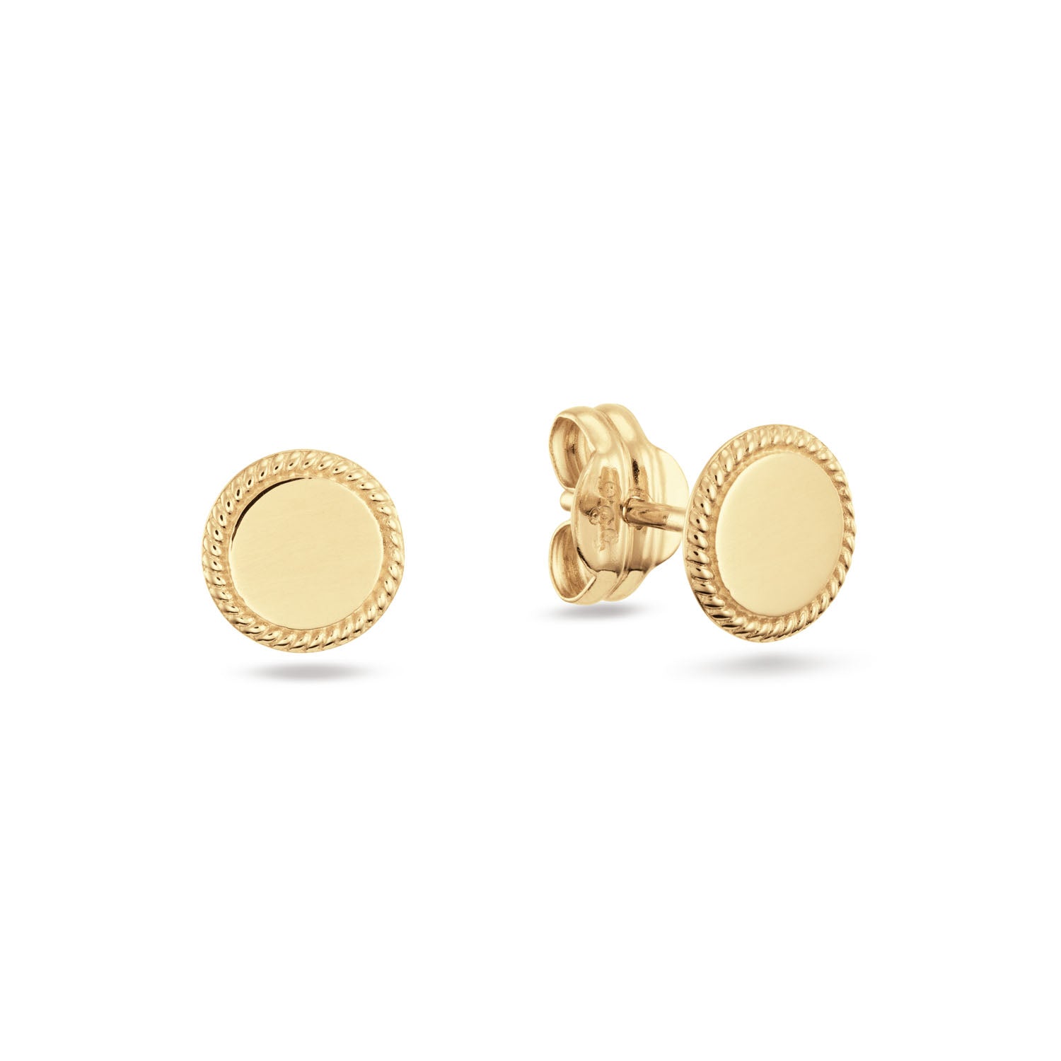 Jackie Gold Tournesol 14 Karat Gold Ear Studs 585 JKE25.519