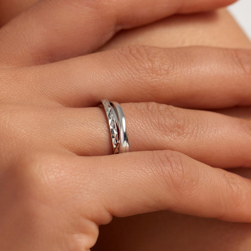 Parte di Me Ponte Vecchio lucilla 925 Sterling Silver Ring with Diamond Cut PDM33073-48-zoom-