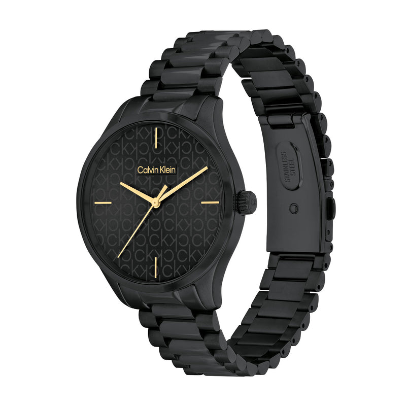 Calvin Klein ICONIC Zwart Dames Horloge 2002-CK25200170-zoom-