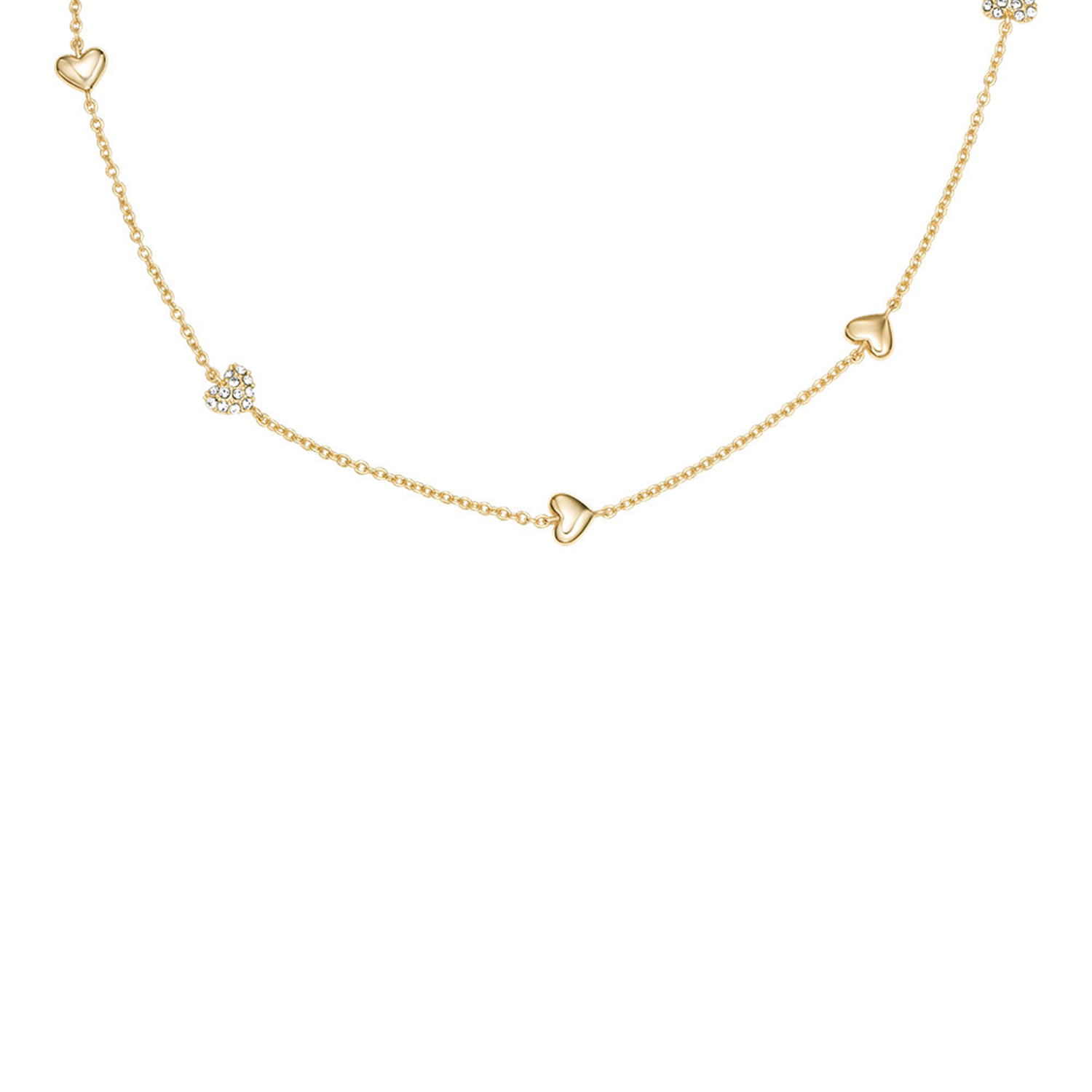 Fossil Sutton Brass Women's Necklace JA7298710