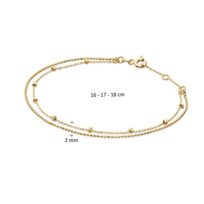 Jackie Gold Marco Polo 14 Karat Gold Bracelet JKB24.472-zoom-
