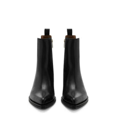 Isabel Bernard Vendôme Amandine black calfskin leather boots IB53010-001-38