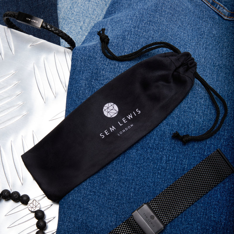 Sem Lewis Aldgate East Strap 24mm Zilverkleurig/Goudkleurig SL620018-zoom-