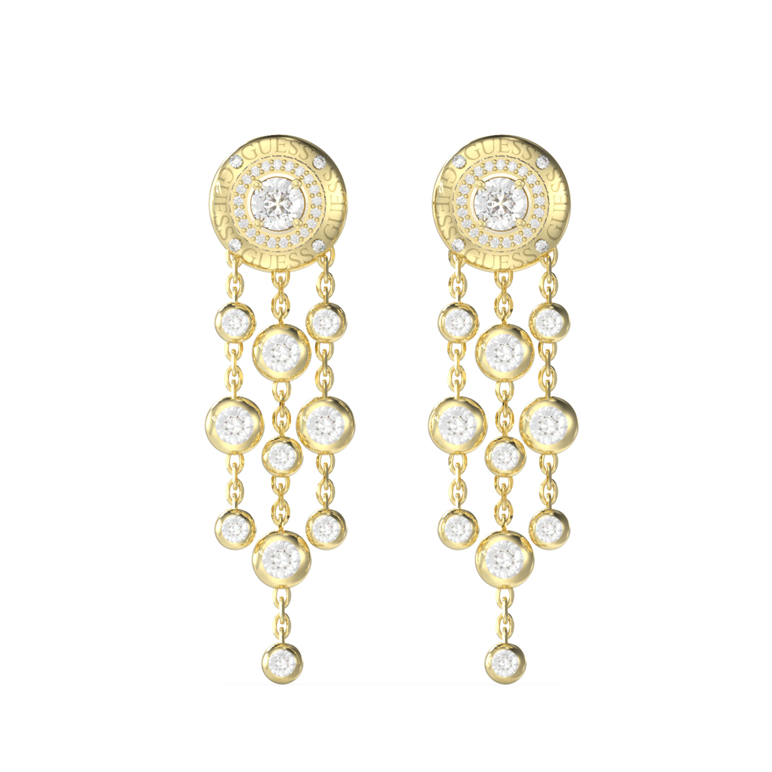 Guess Sparks Gold-coloured Earrings JUBE06275JWYGT-U