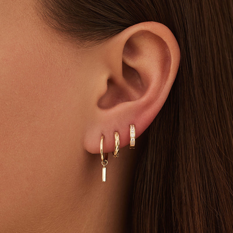 Beloro Jewels Monte Napoleone Stella 9 karaat oorringen BO360067-zoom-