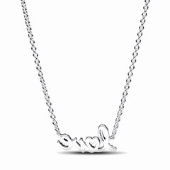 Pandora Moments 925 Sterling Silver Love Necklace 393076C01-45