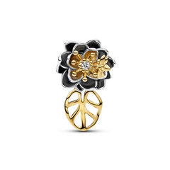 Pandora Collabs Gold Plated Disney Tiana Gold Plated 0.012 Ct Lab-Grown Diamond Charm 764326C01