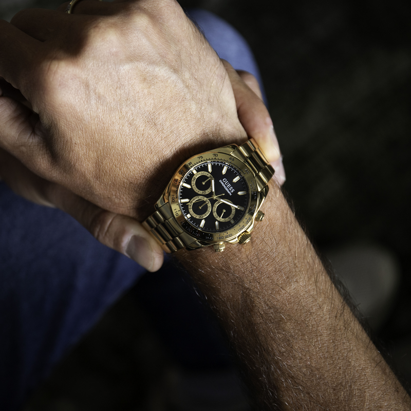 Guess Arthur Black Chronograph Men's Watch GW1058G2-zoom-