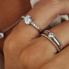 Parte Di Me Ponte Vecchio Uffizi 925 sterling zilveren ring PDM1329257-50