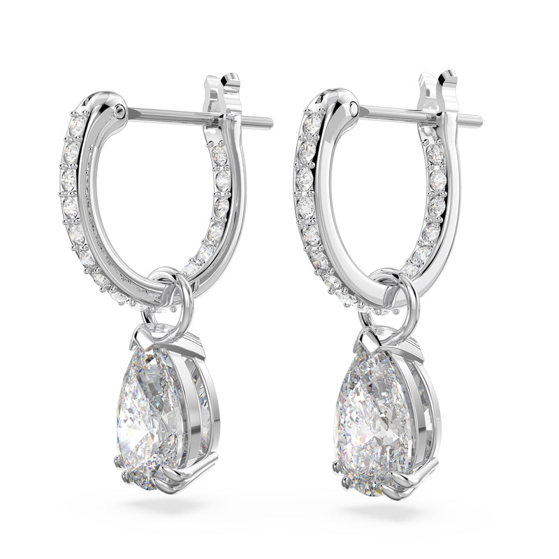 Swarovski The Basics Silver Ear Studs 5636716-zoom-