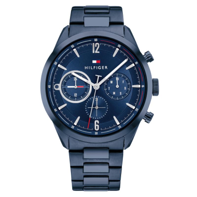 Tommy Hilfiger Matthew Blauw Heren Horloge 2002-TH1791945