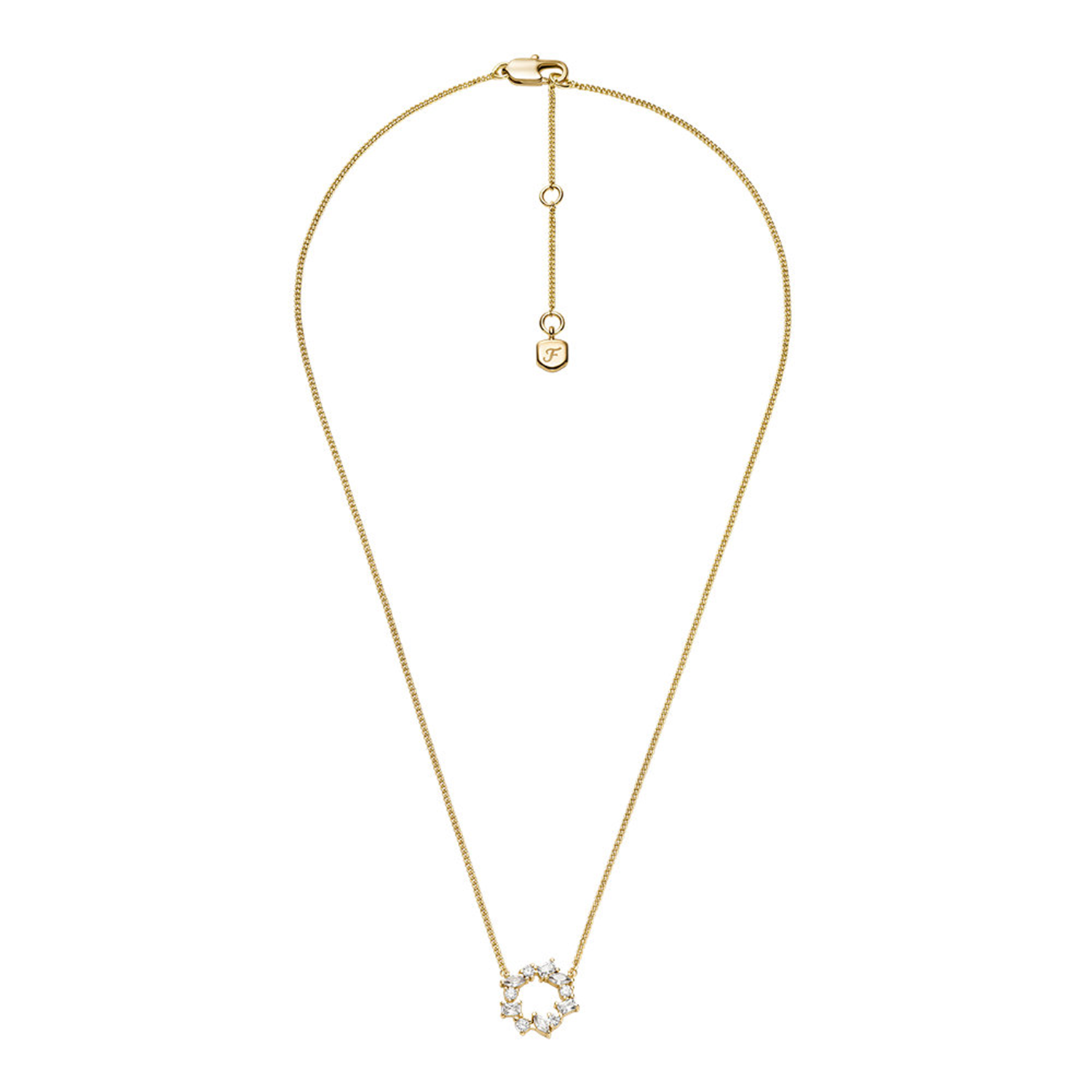 Fossil Ellis Brass Women's Necklace JA7295710