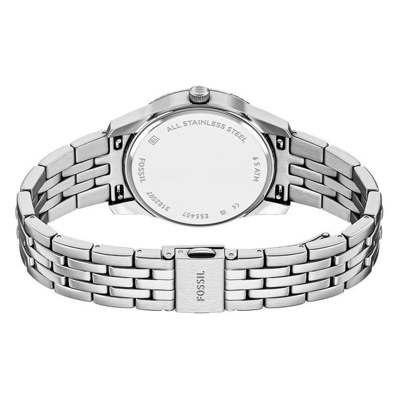 Fossil Scarlette Round Blue Dial Watch ES5457-zoom-