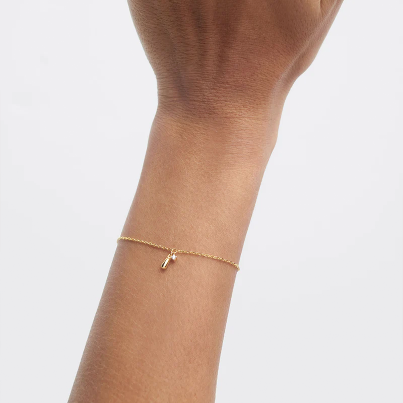 P D Paola New Essentials 925 Sterling Silver Bracelet with Gold Plating PU01-846-U-zoom-