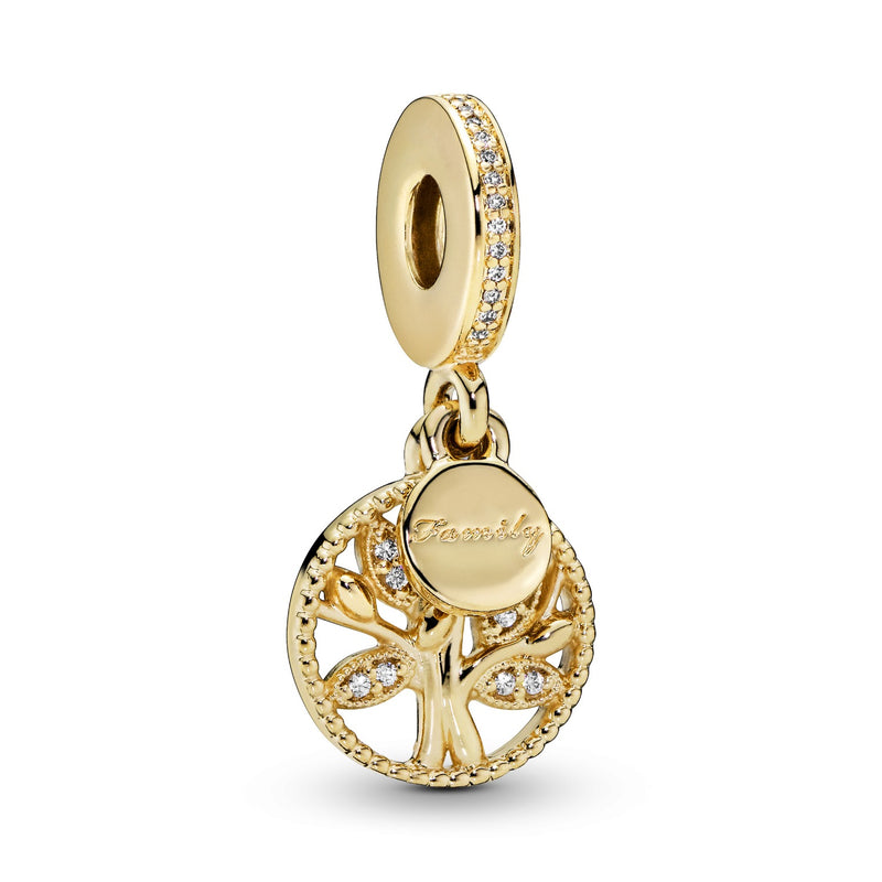 Pandora People Gold Plated Family Tree Charm 768661C01-zoom-